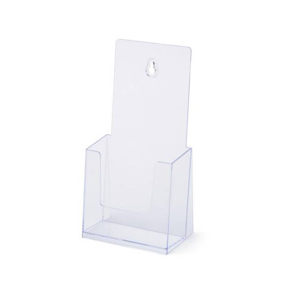 Prospektbox, Polystyrol, DIN lang, glasklar
