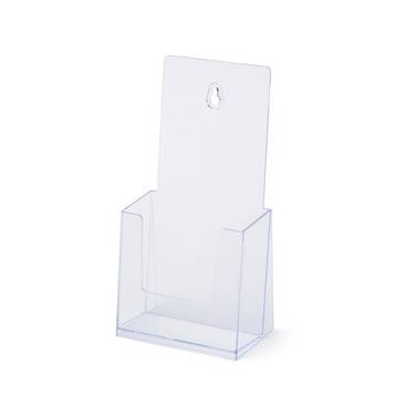 Prospektbox, Polystyrol, DIN lang, glasklar