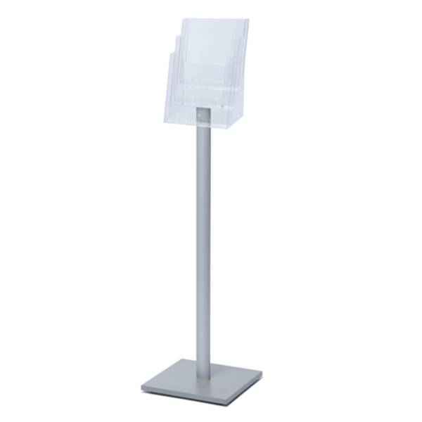 Prospektständer "Sorter", Aluminium- Profil, 3 Fächer