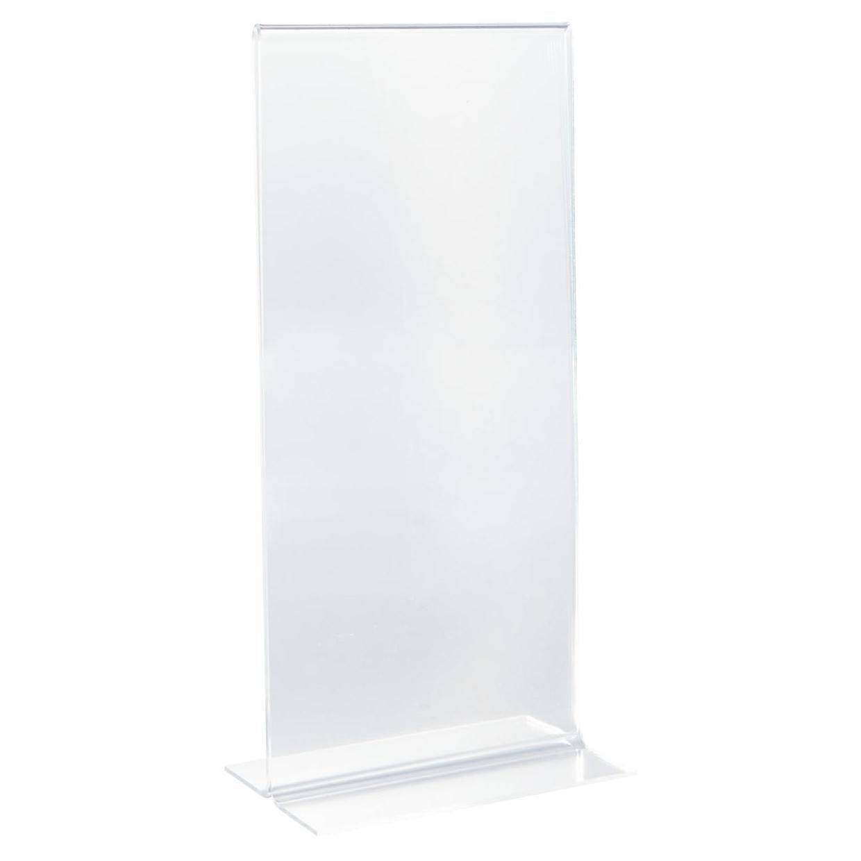 T-Aufsteller DIN lang Hochformat aus Acryl-0
