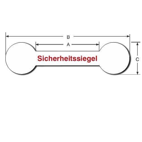 Sicherheitssiegel, "Sicherheitssiegel" 90 x 22 mm-1