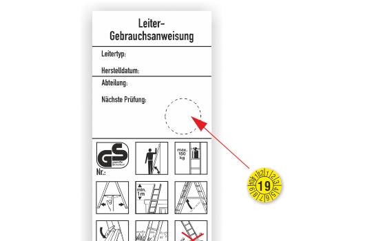 Leiter-Gebrauchsanweisung gemäß DGUV Information 208-016, (BGI694)-1