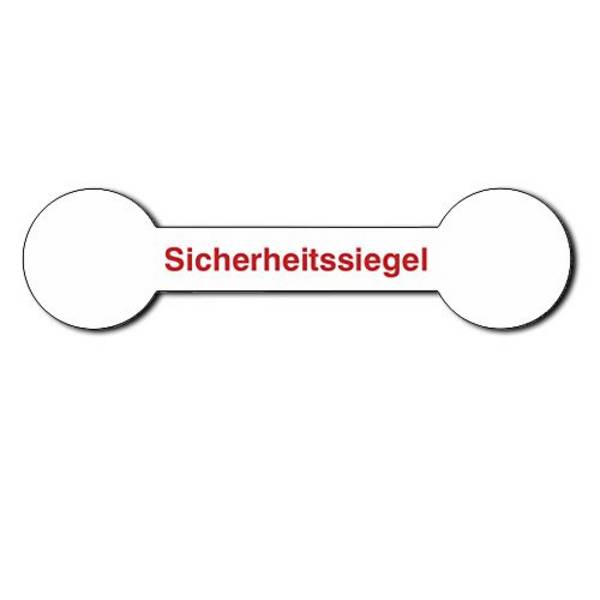Sicherheitssiegel, "Sicherheitssiegel" 90 x 22 mm