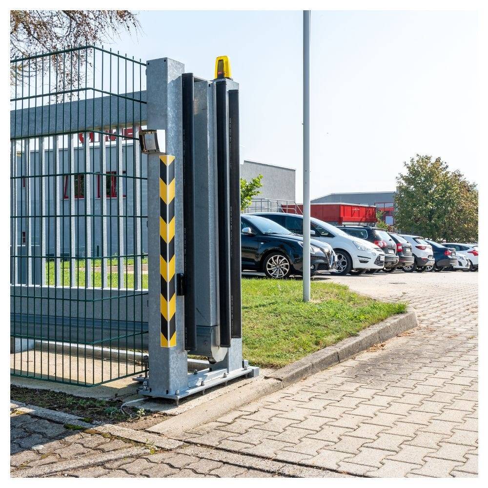 Warnwinkel, Kunststoff, gelb/schwarz, 100 x 980 mm-1