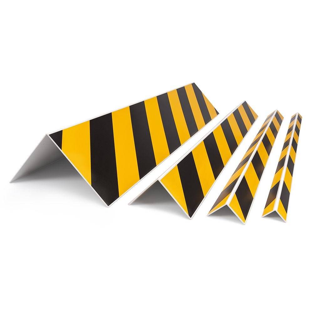Warnwinkel, Kunststoff, gelb/schwarz, 100 x 980 mm-3