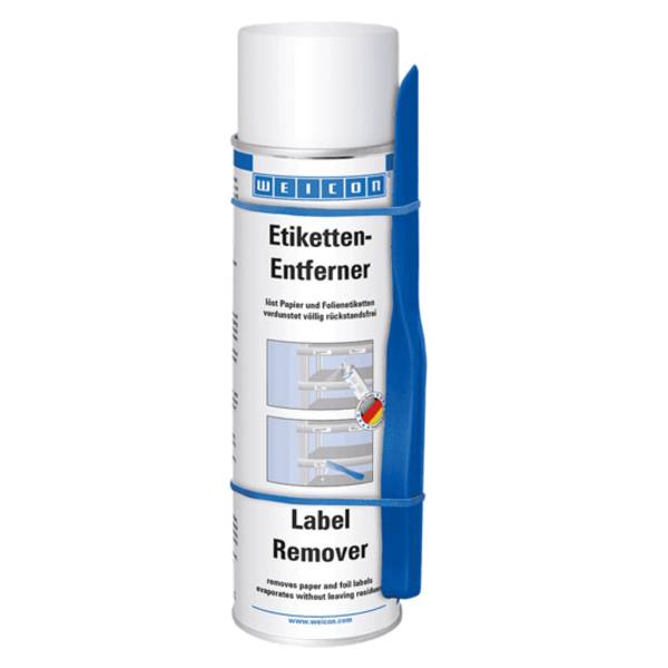 Etiketten-Entferner WEICON, Spray 500 ml, inkl. Spezialspatel