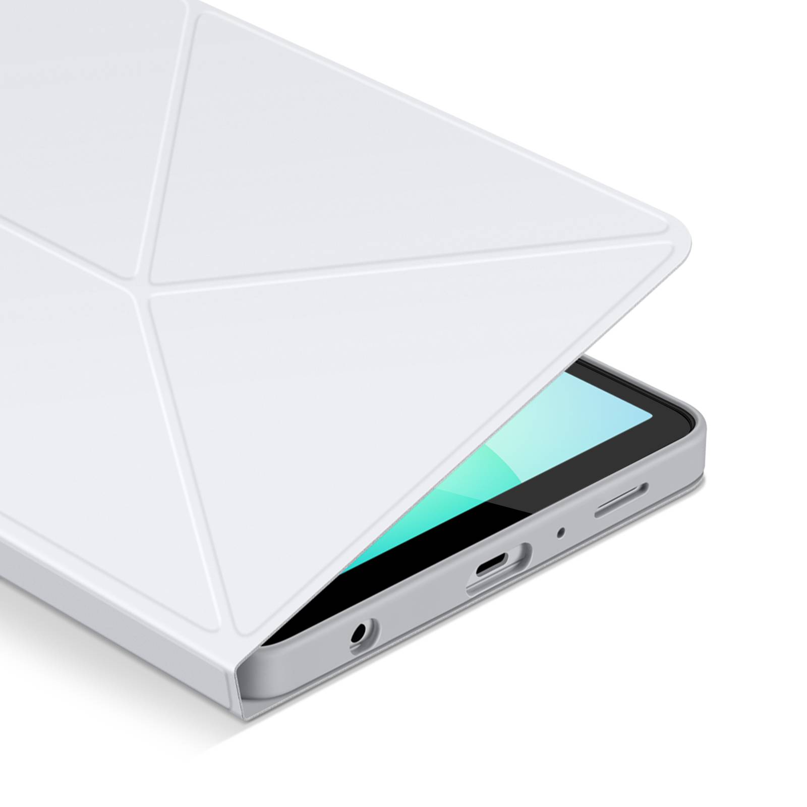 Samsung Book Cover für das Galaxy Tab A11 (Weiß) EF-BX130PWEGWW-3