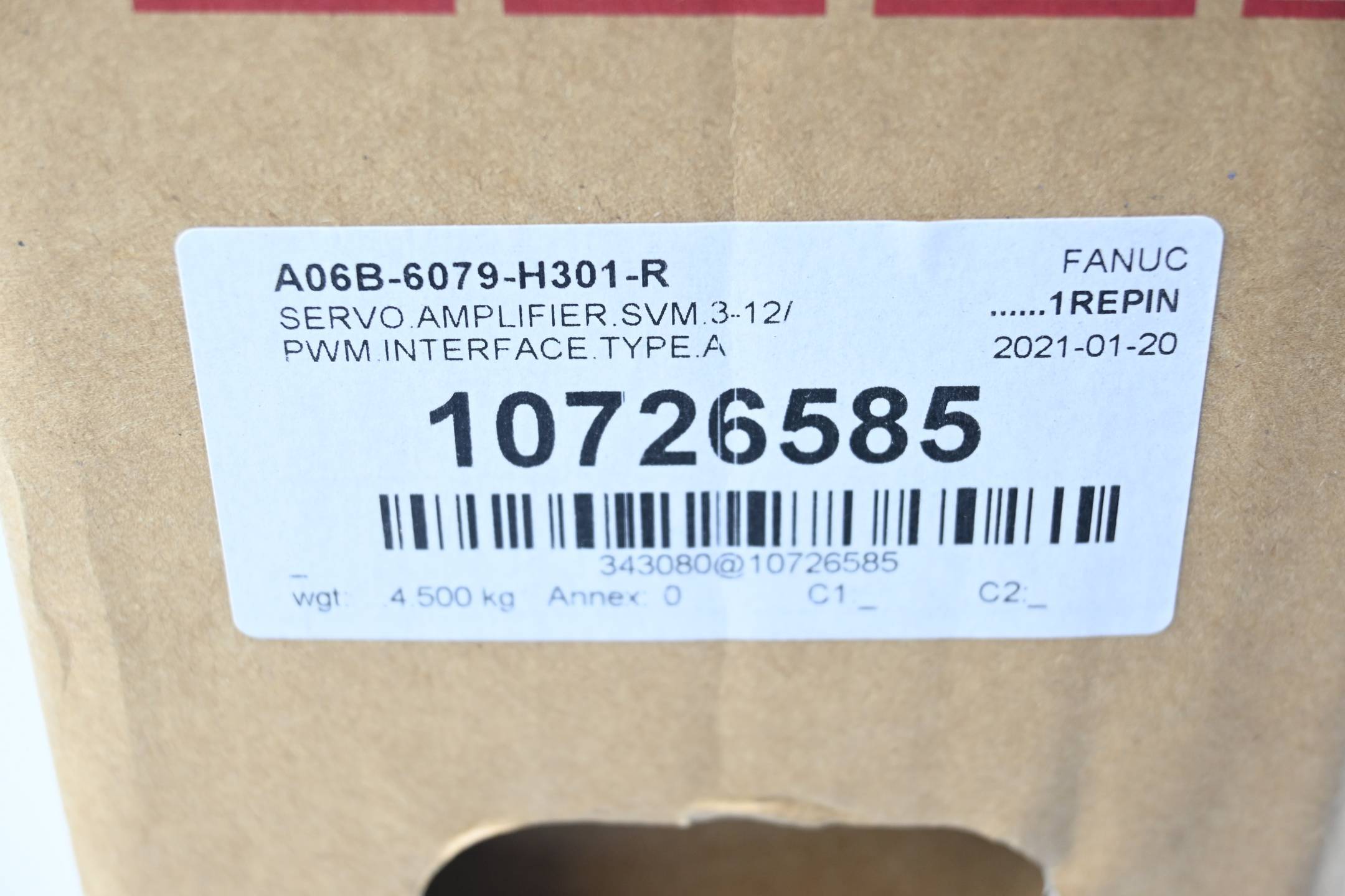 Fanuc Servo Amplifier A06B-6079-H301 ( SVM 3-12 )-1