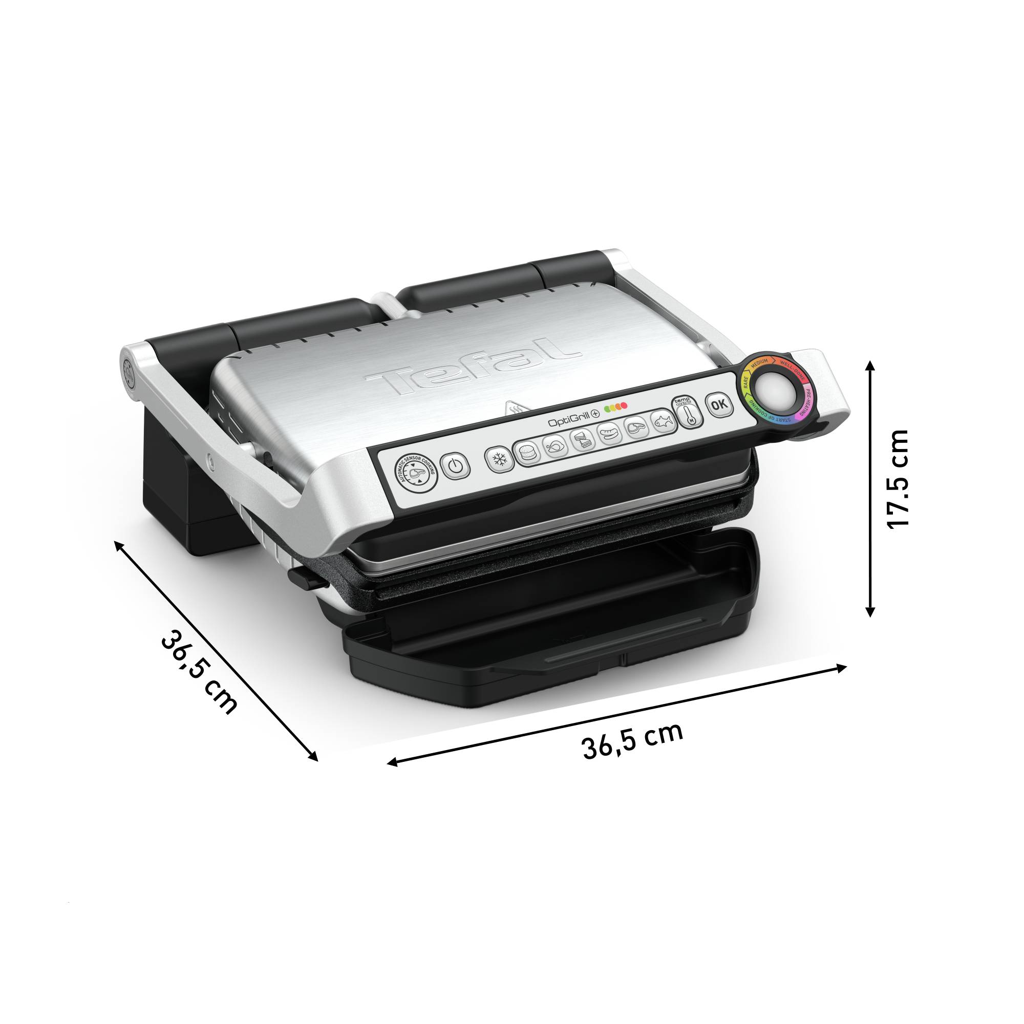 TEFAL OptiGrill+ GC714D - Grill - elektrisch - 600 qcm-3