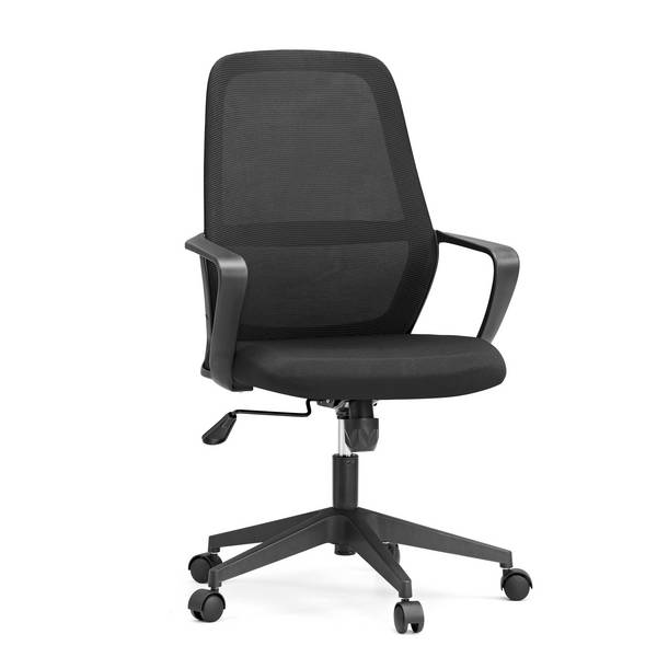 Bürostuhl Drehstuhl EXPLORER Netzstoff Sitz Stoff schwarz mybuero