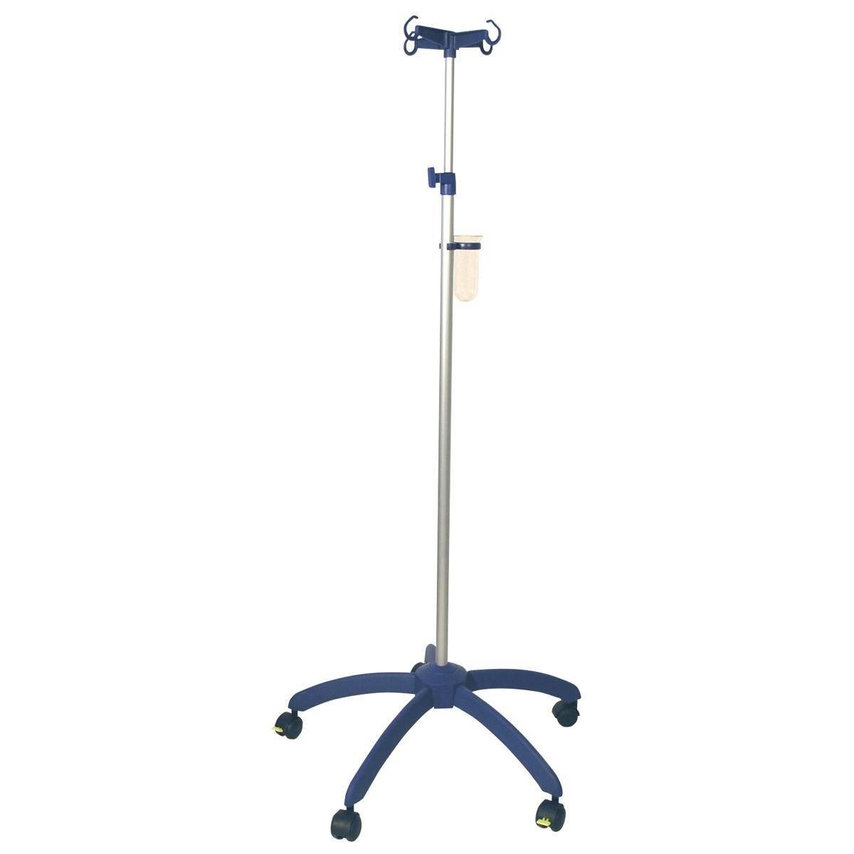 Infusionständer mit 5 Doppel-Laufrollen-0