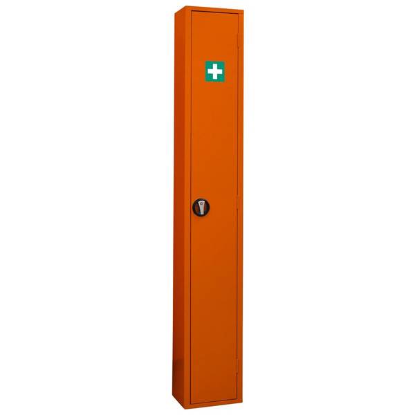 Wero Sanitätswandschrank Slim V 1450, gefüllt, Stahlblech orange