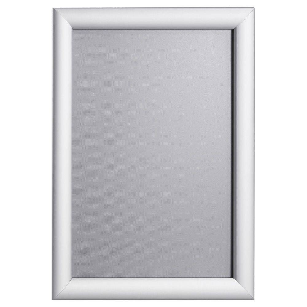 Klapprahmen wasserfest, DIN A4, silber eloxiert, 25 mm Rahmenprofil-1