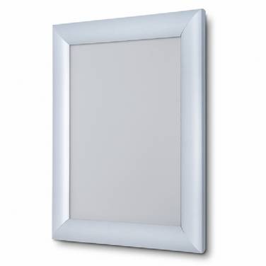 Klapprahmen DIN A2, silber eloxiert, 32 mm Rahmenprofil, spitze Ecken