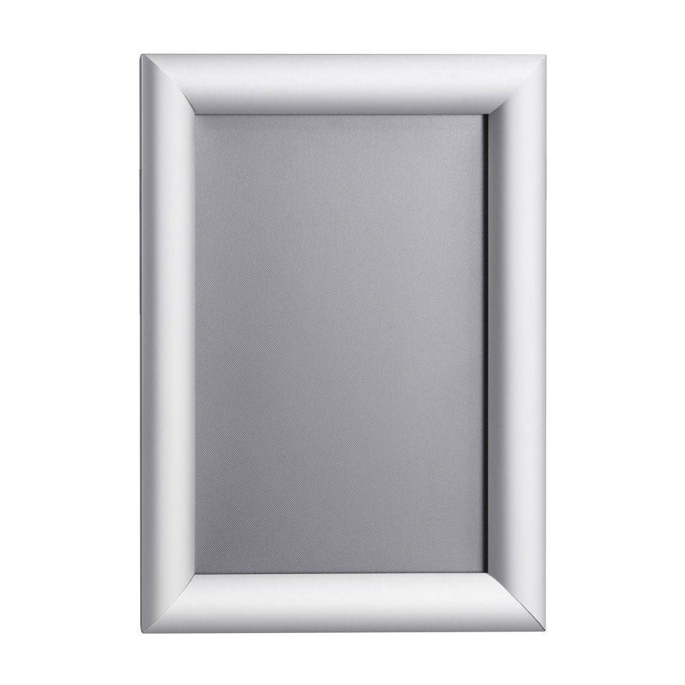 Klapprahmen DIN A5 silber eloxiert, 25 mm Rahmenprofil, spitze Ecken-0
