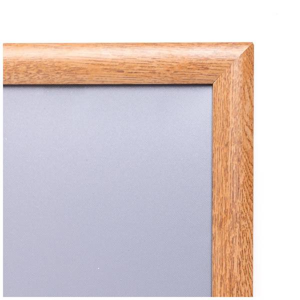 Klapprahmen DIN A3 Holzoptik, 25 mm Rahmenprofil, spitze Ecken