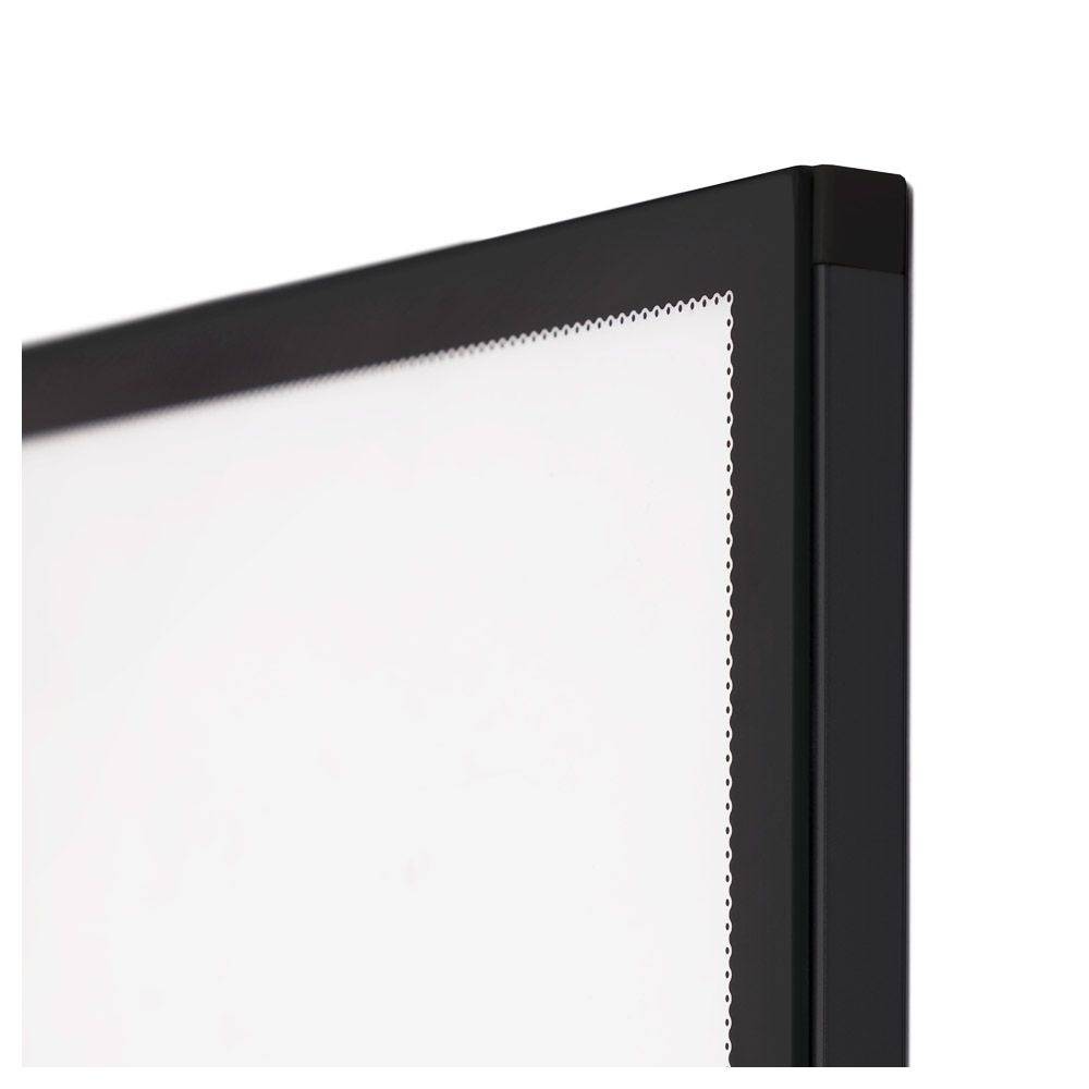 LED-Einschubrahmen SLIM, DIN A2, schwarz, 10 mm Rahmenprofil, spitze Ecken-3
