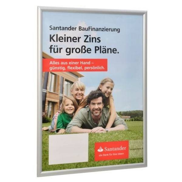 Selbstklebender Easy-Fix Klapprahmen, DIN A0, 25 mm Rahmenprofil