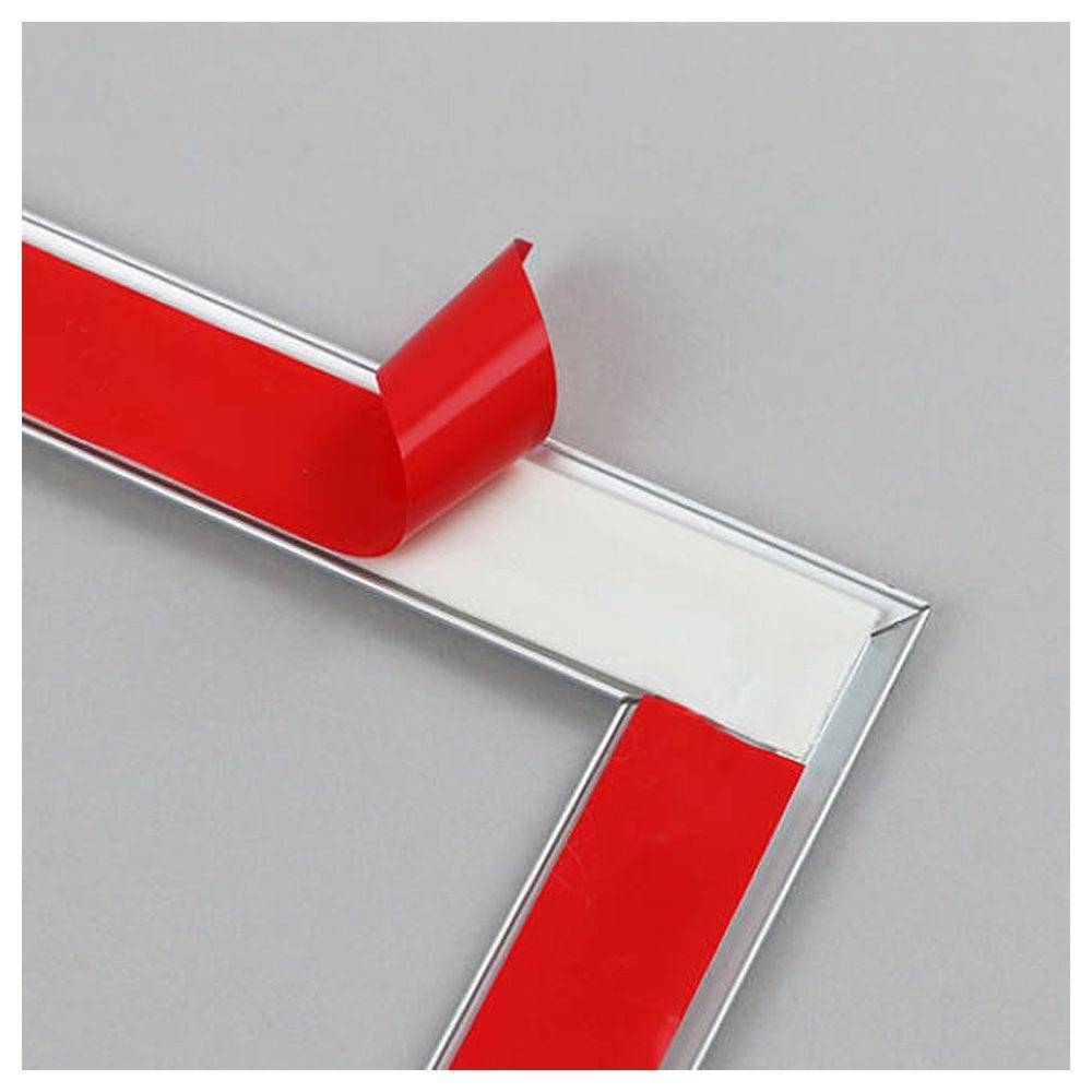 Schaufenster-Klapprahmen, A1, silber eloxiertes Aluminiumprofil 25 mm breit-2
