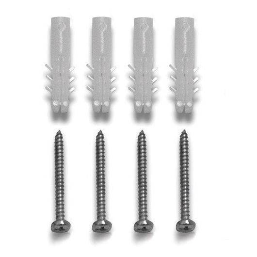 Schraubenset für Klapprahmen, 4 Schrauben, 4 Dübel,-0