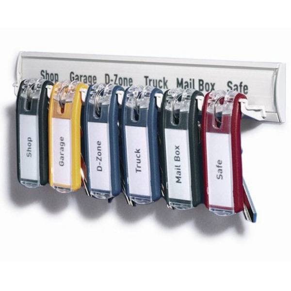 Schlüsselanhänger "Key Clip", blau, 6er- Pack