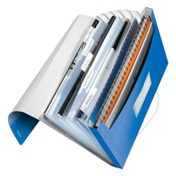 Leitz WOW Projektmappe DIN A4, blau, 5 Stück