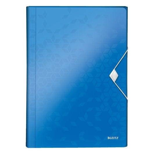 Leitz WOW Projektmappe DIN A4, blau, 5 Stück-1