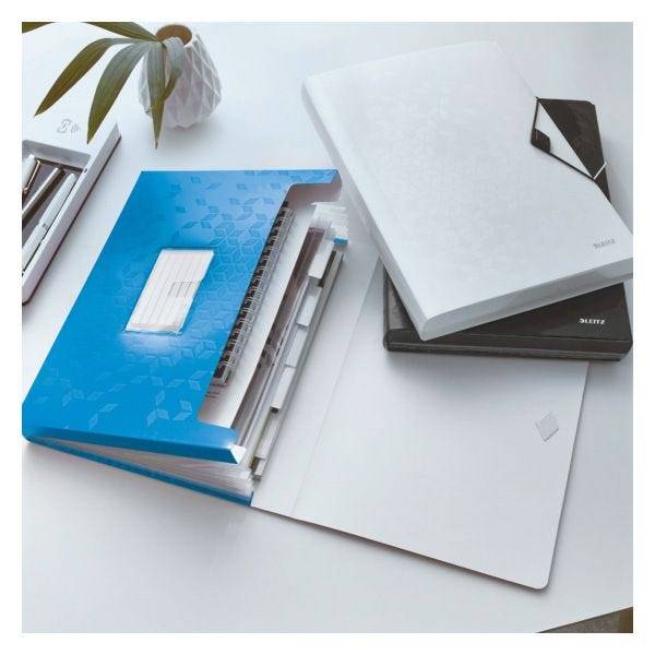 Leitz WOW Projektmappe DIN A4, blau, 5 Stück-2
