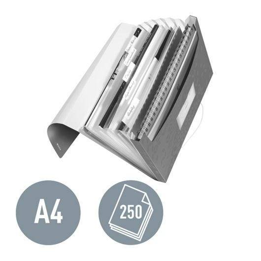 Leitz WOW Projektmappe DIN A4, weiß, 5 Stück-1