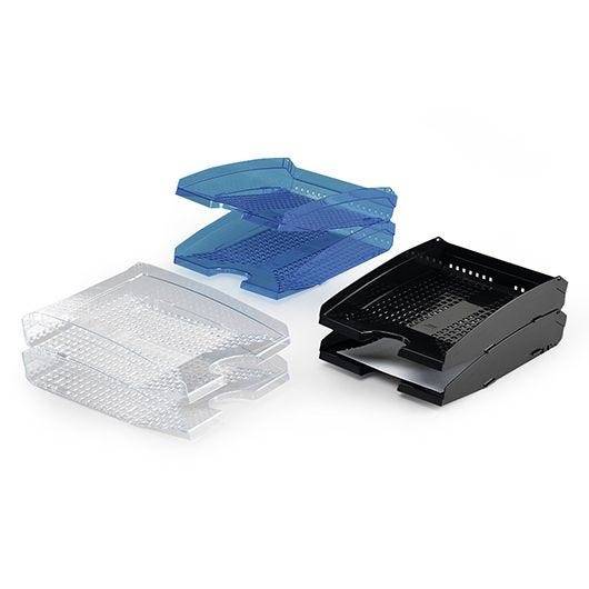 Briefablageschale Trend, 6 Stück, transparent-1