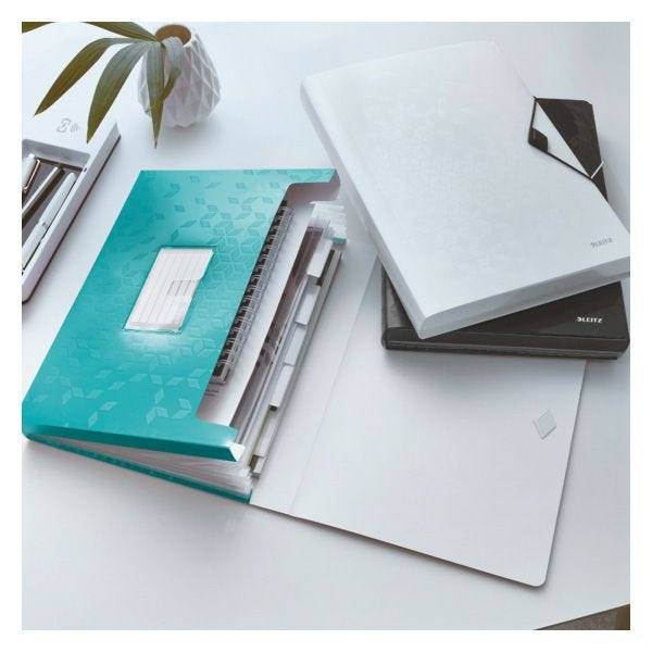 Leitz WOW Projektmappe DIN A4, eisblau, 5 Stück-3