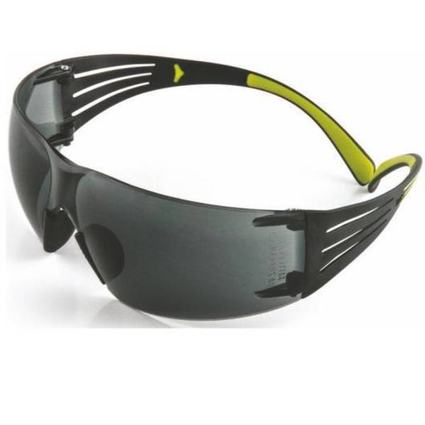 3M Schutzbrille SecureFit, Serie 400, Polycarbonatscheibe grau, Sonnenschutzausführung