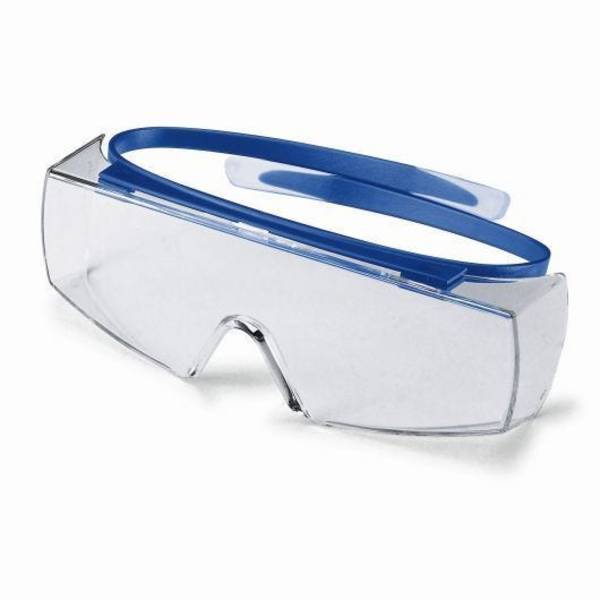 Überbrille uvex super OTG, PC-Scheibe, Bügel blau, supravision excellence