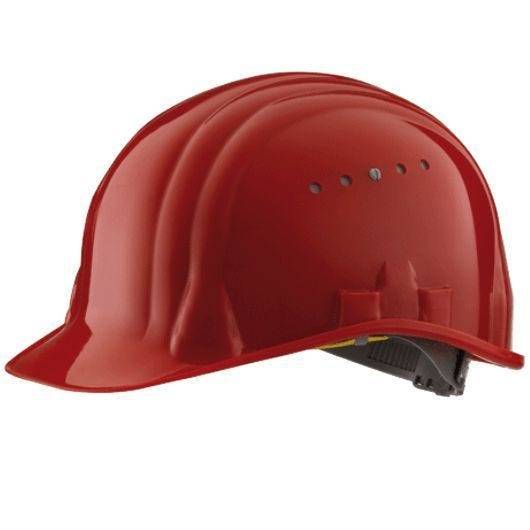 Schuberth Schutzhelm Baumeister 80 nach EN 397, rot, mit Drehverschluss-0