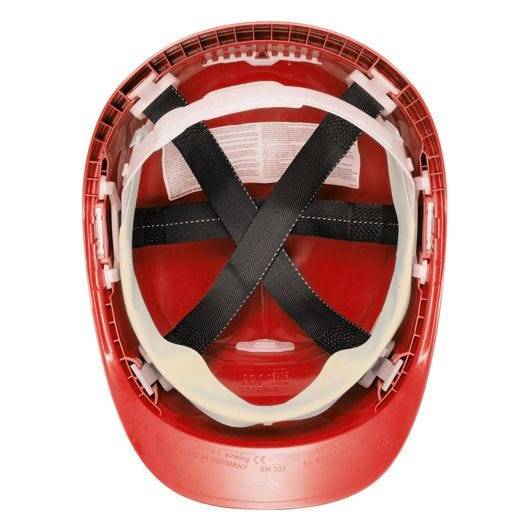 uvex Schutzhelm airwing B, mit konventioneller Innenausstattung, rot-2