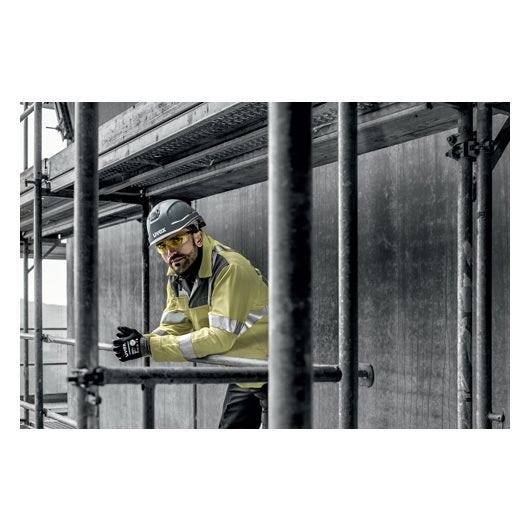 uvex Schutzhelm pheos B-S-WR, Innenausstattung mit Drehradsystem, kurzer Schirm, schwarz-3