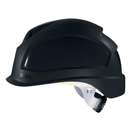 uvex Schutzhelm pheos B-S-WR, Innenausstattung mit Drehradsystem, kurzer Schirm, schwarz-0