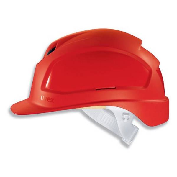 uvex Schutzhelm pheos B, mit konventioneller Innenausstattung, rot