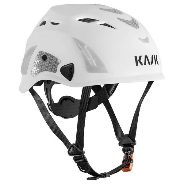KASK Superplasma AQ HI VIZ, Industrieschutzhelm, white, fluoreszierende Kappe, WHE00105