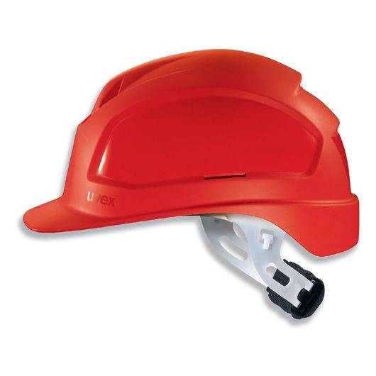 uvex Schutzhelm pheos E-WR, mit Drehradsystem, rot-0