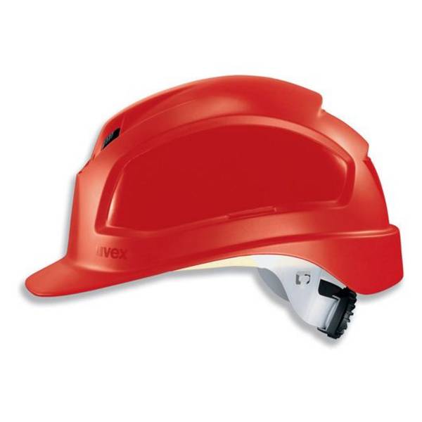 uvex Schutzhelm pheos B-WR, Innenausstattung mit Drehradsystem, rot