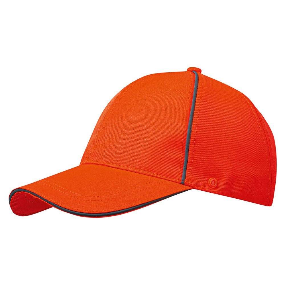 UV-CAP, Kappe mit abnehmbaren Nackenschutz, fluoreszierend orange, UPF 40+, Polyester-3