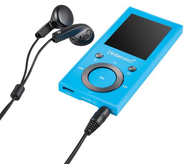 Intenso Mp3 Videoplayer 1.8" Video Scooter Bt Blue - Multimedia-Player - 64