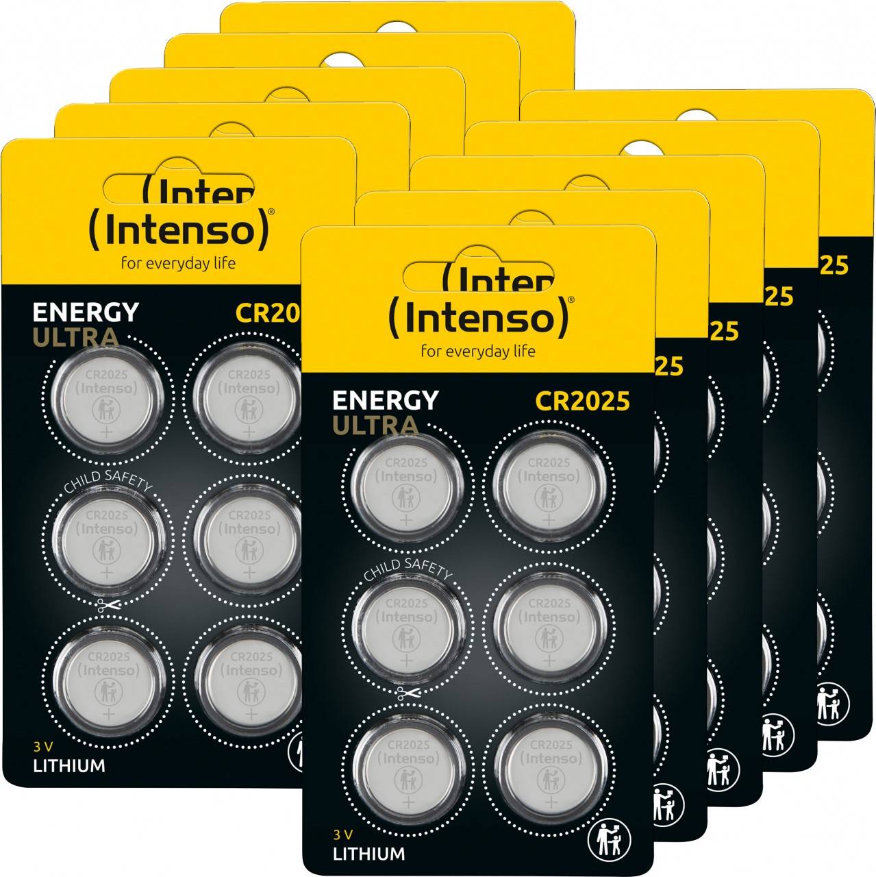 Lithium-Knopfzelle Energy Ultra – CR2025, 3 Volt (60er Pack)-0
