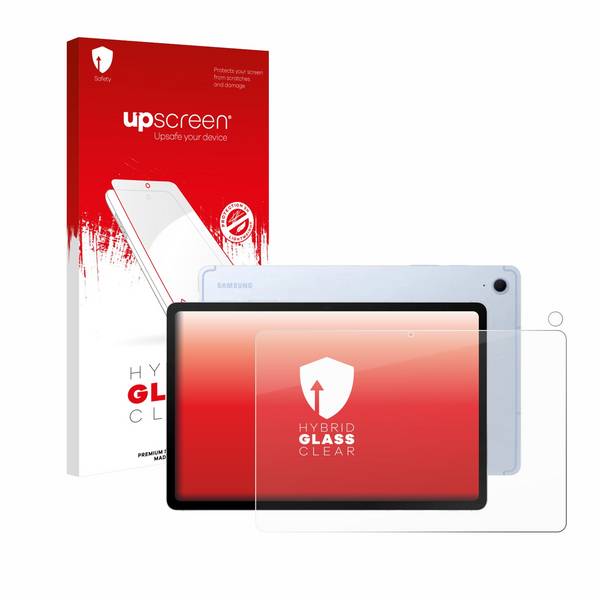 upscreen Schutzglas für Samsung Galaxy Tab S10 FE (Display+Kamera) Schutzfolie Panzer Folie Glas Display Schutz klar