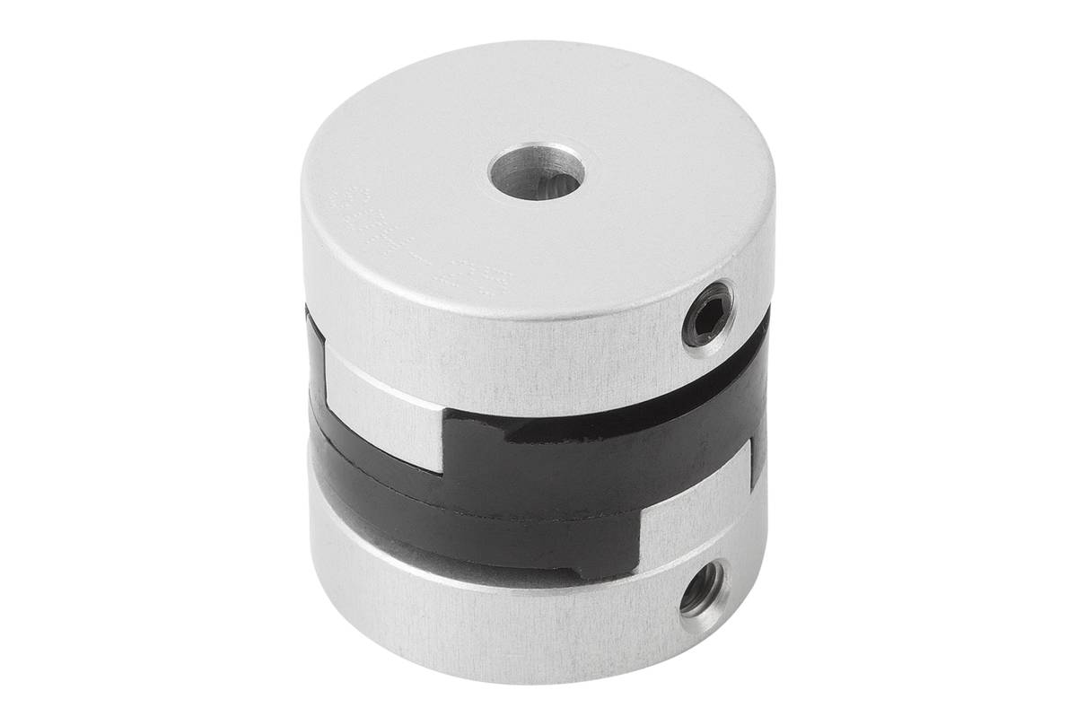 Norelem 23032-0016, Kreuzschieberkupplung Klemmung mit Gewindestift, Aluminium-0