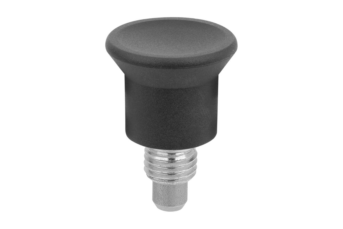 Norelem 03098-20-3206121, Arretierbolzen Mini, Stahl, blau-passiviert-0
