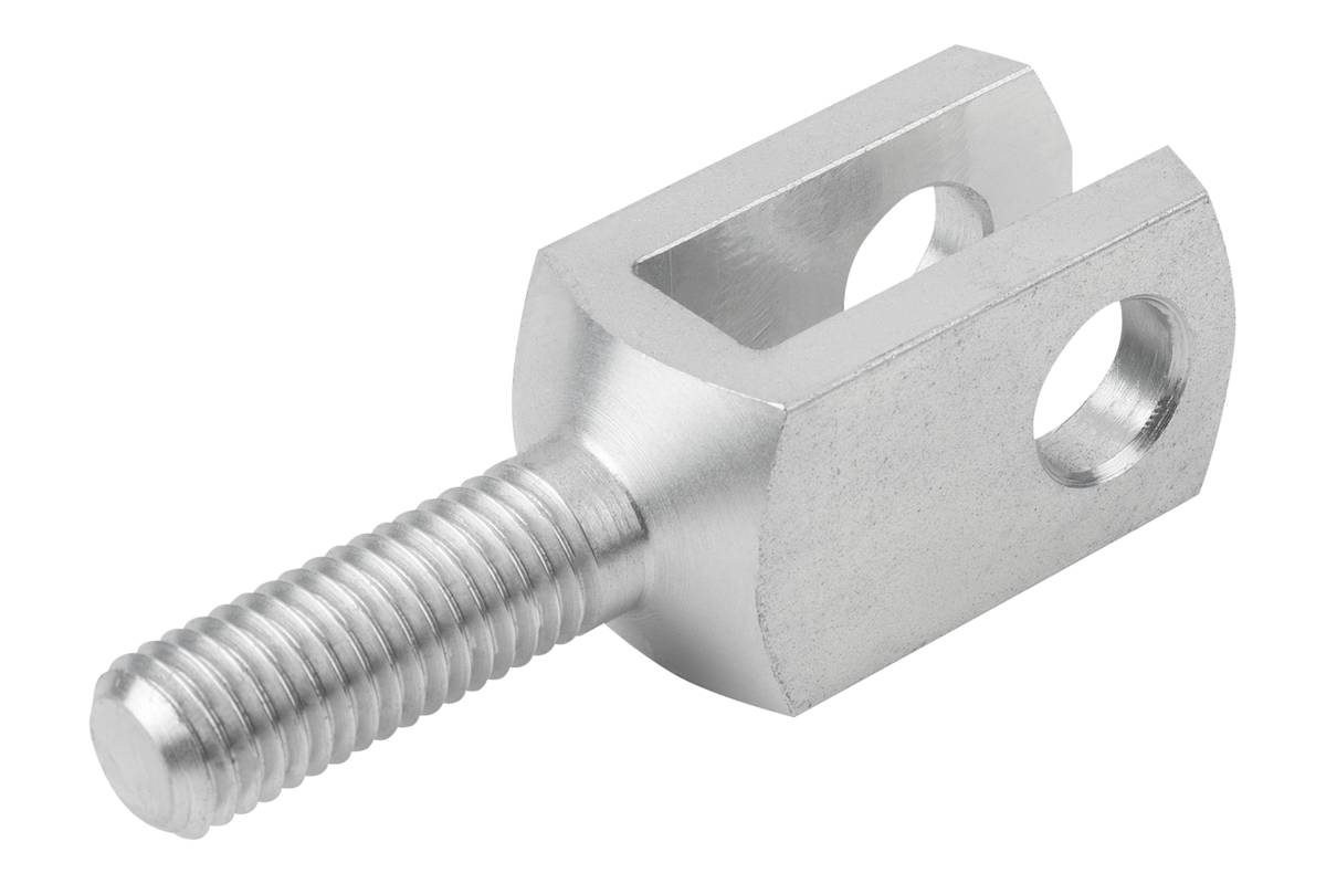 Norelem 27624-05-106121, Gabelkopf Außengewinde, Edelstahl A2, blank-0