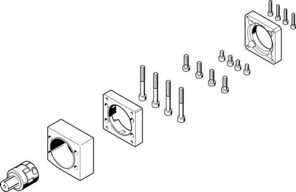 Norelem AB017-00-034542, EAMM-U-60-D32-57A-91 (1210419) Parallelbausatz