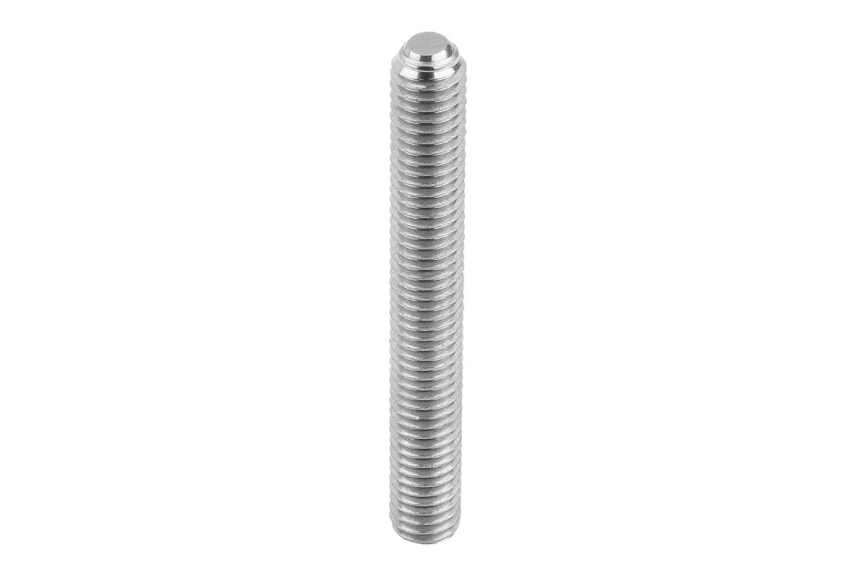 Norelem 07111-20425, Kugeldruckschraube ohne Kopf, Edelstahl, blank-0